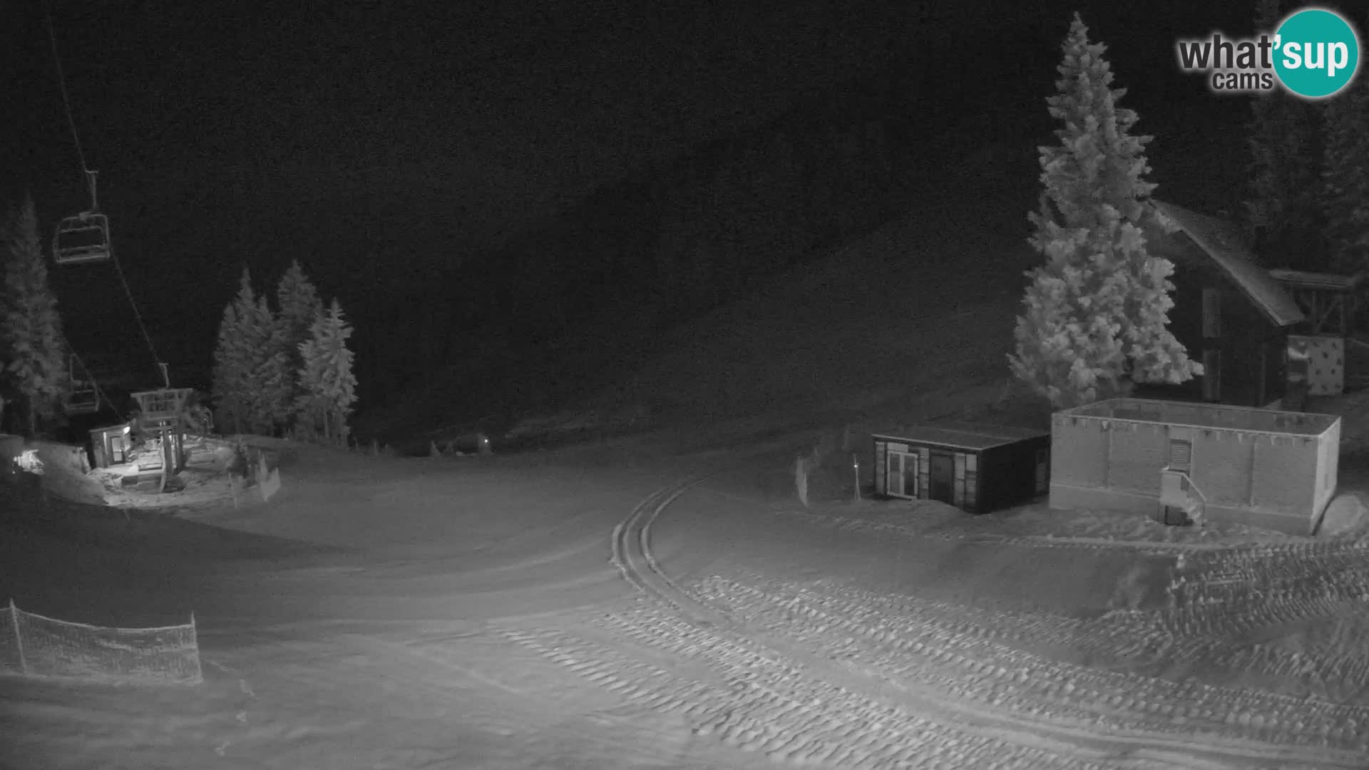 GOLTE Ski resort live webcam – view to Medvedjak – Slovenia