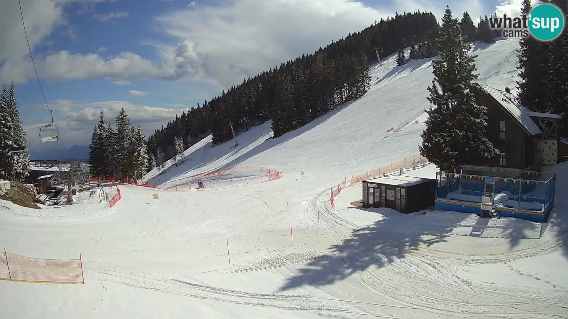 GOLTE Skigebiet webcam – Schöne Aussicht auf Medvedjak – Slowenien