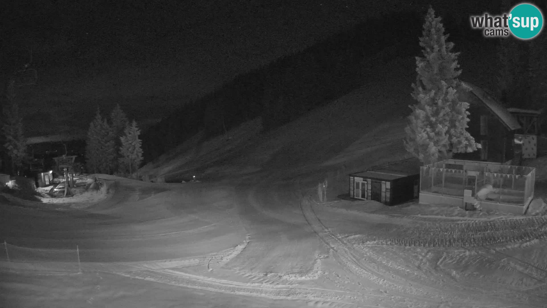 Webcam en direct de la station de ski de GOLTE – vue sur Medvedjak – Slovénie