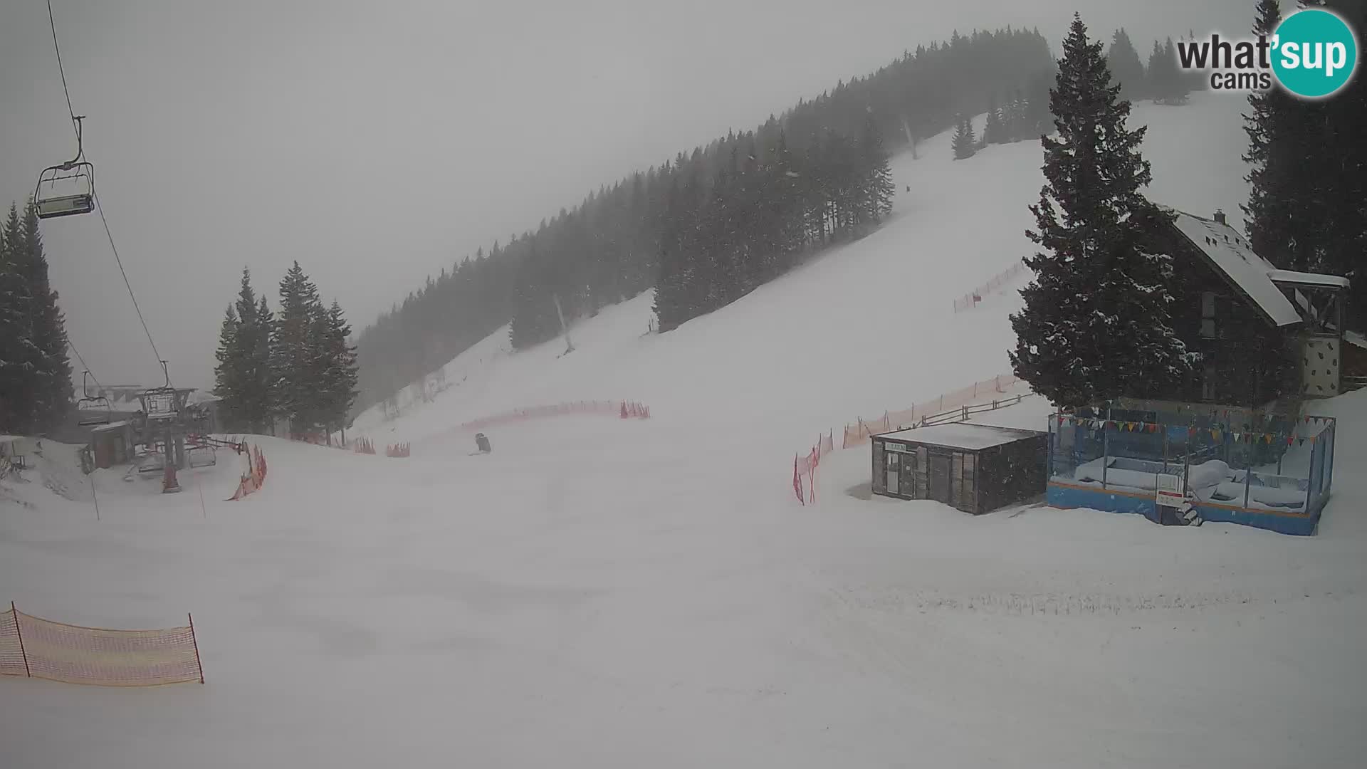 GOLTE Ski resort live webcam – view to Medvedjak – Slovenia