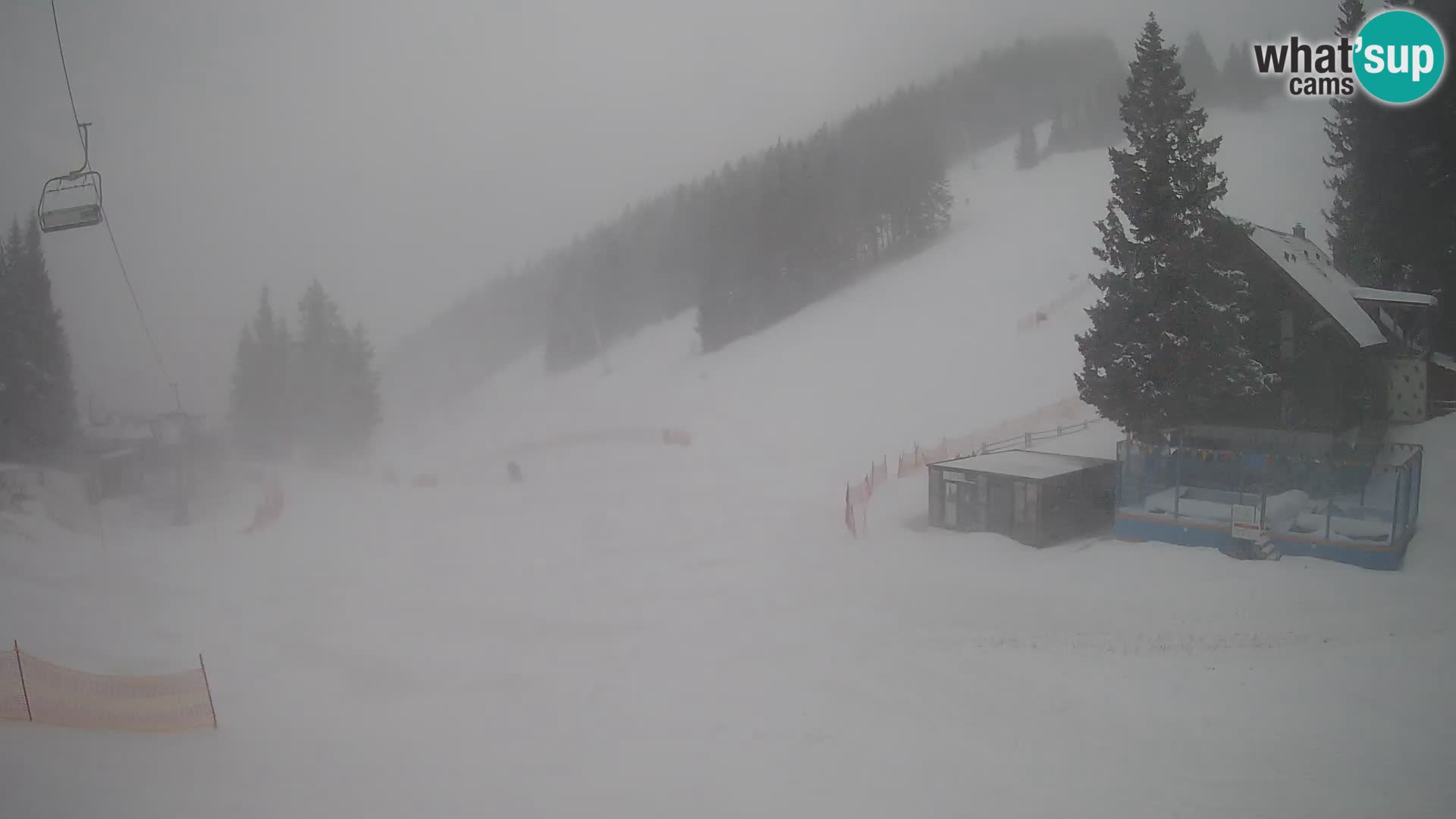 GOLTE Ski resort live webcam – view to Medvedjak – Slovenia