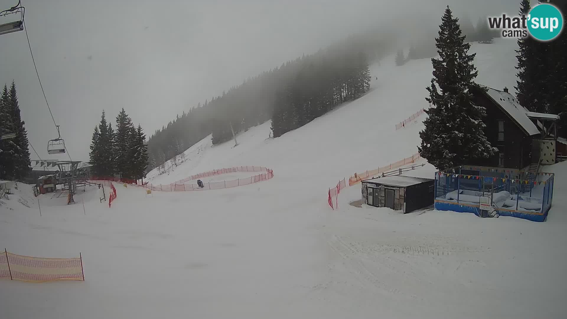 Webcam en direct de la station de ski de GOLTE – vue sur Medvedjak – Slovénie