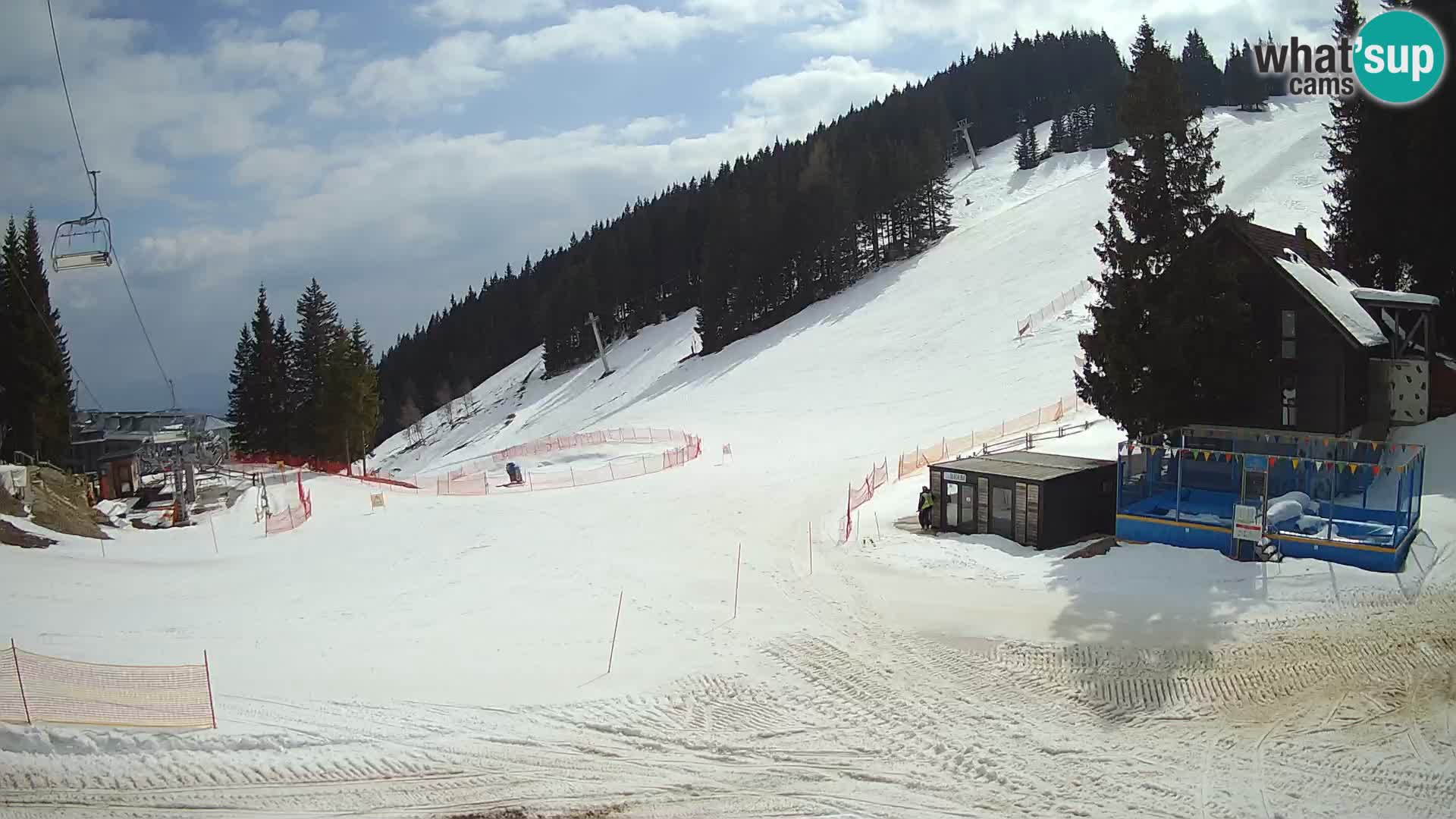 GOLTE Skigebiet webcam – Schöne Aussicht auf Medvedjak – Slowenien