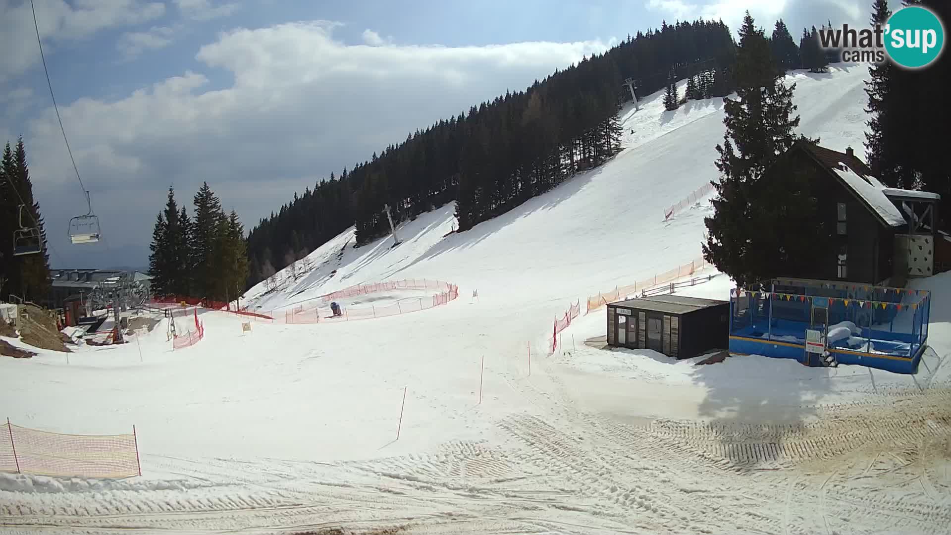 GOLTE Skigebiet webcam – Schöne Aussicht auf Medvedjak – Slowenien