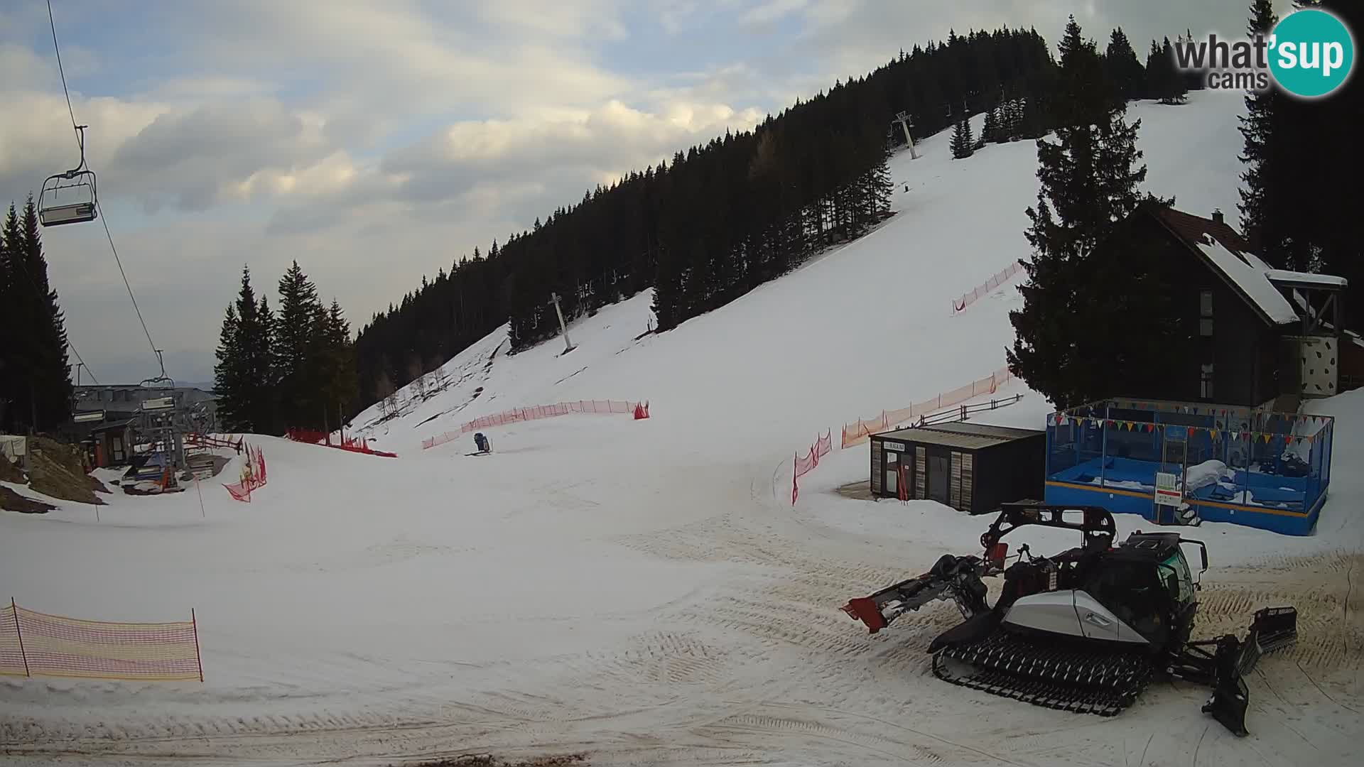 Webcam en direct de la station de ski de GOLTE – vue sur Medvedjak – Slovénie