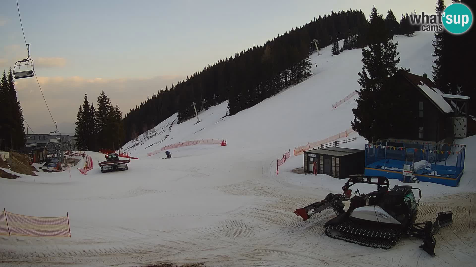 Webcam en direct de la station de ski de GOLTE – vue sur Medvedjak – Slovénie