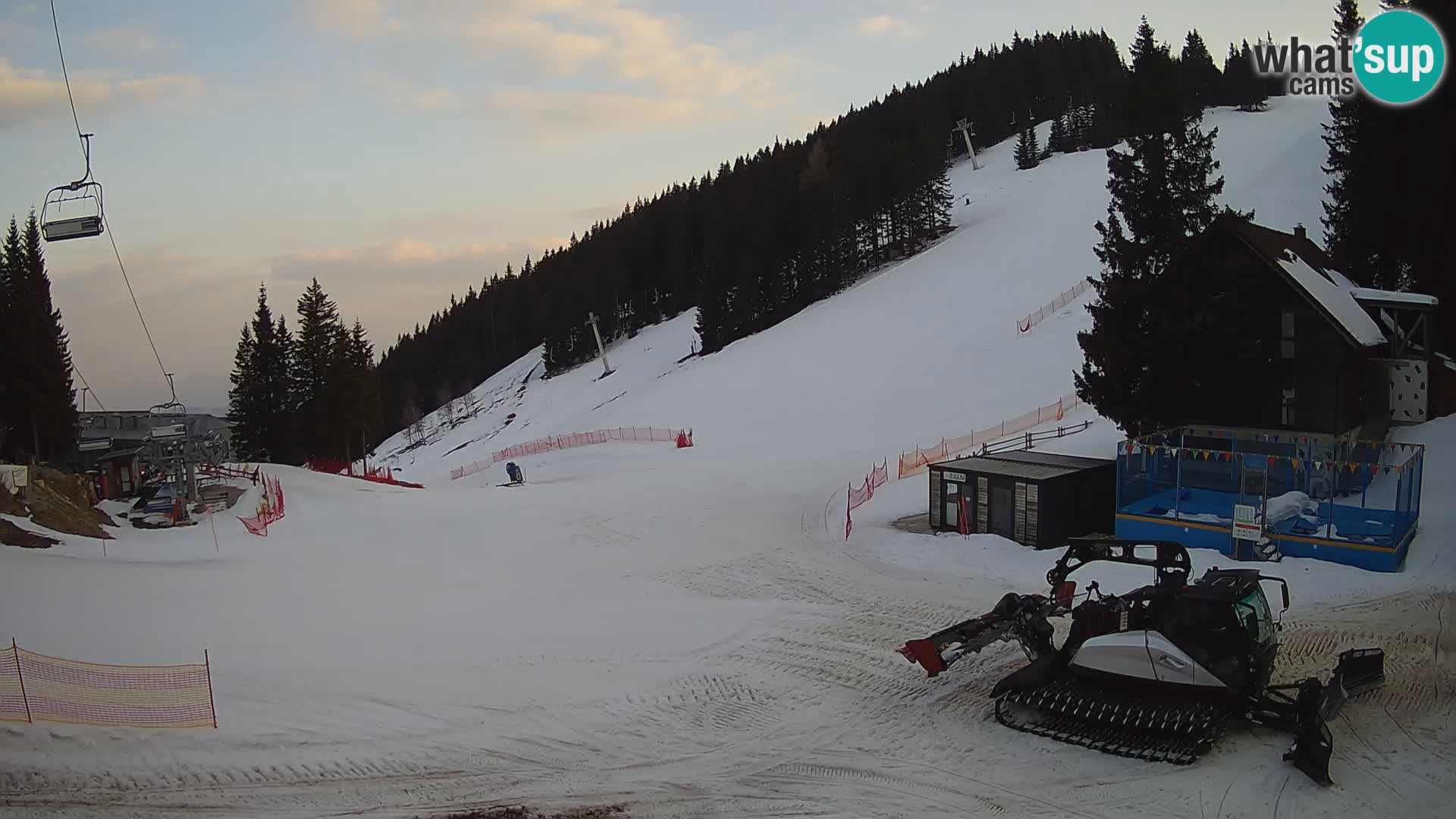 Webcam en direct de la station de ski de GOLTE – vue sur Medvedjak – Slovénie