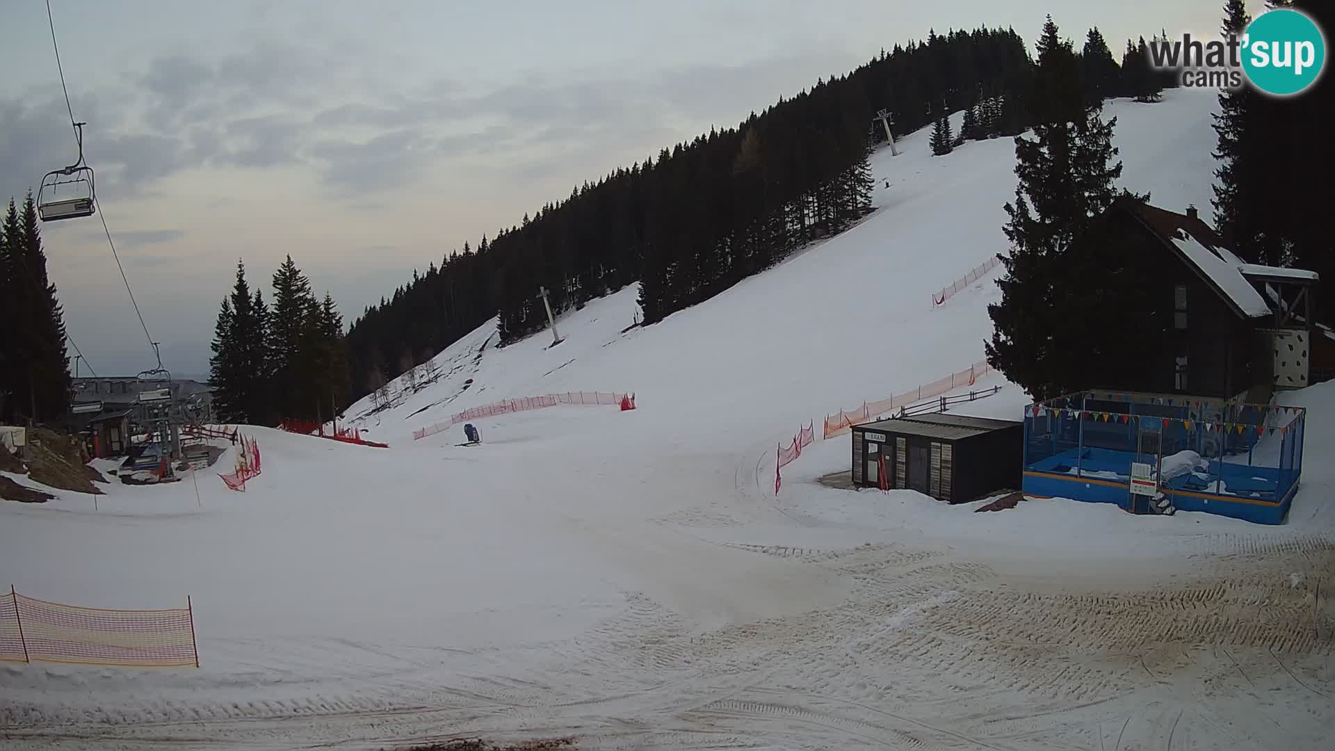 Webcam en direct de la station de ski de GOLTE – vue sur Medvedjak – Slovénie