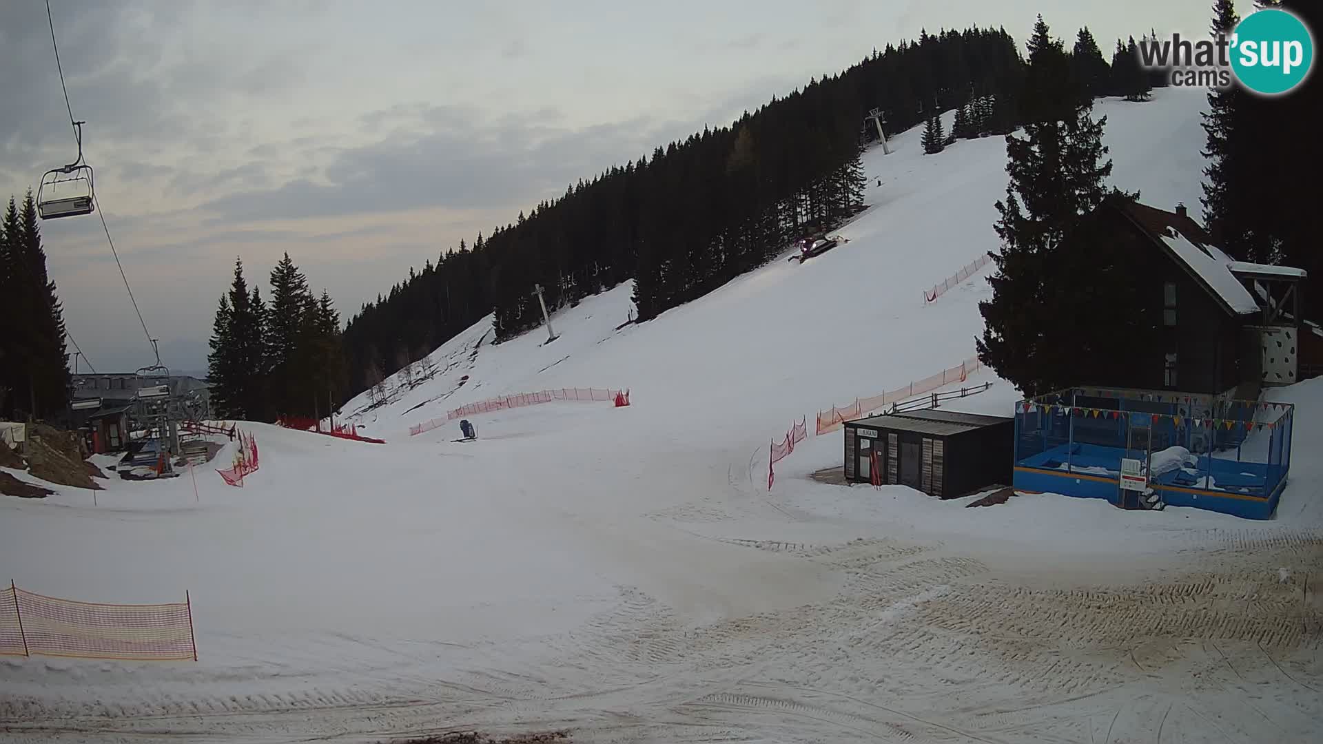 GOLTE Ski resort live webcam – view to Medvedjak – Slovenia