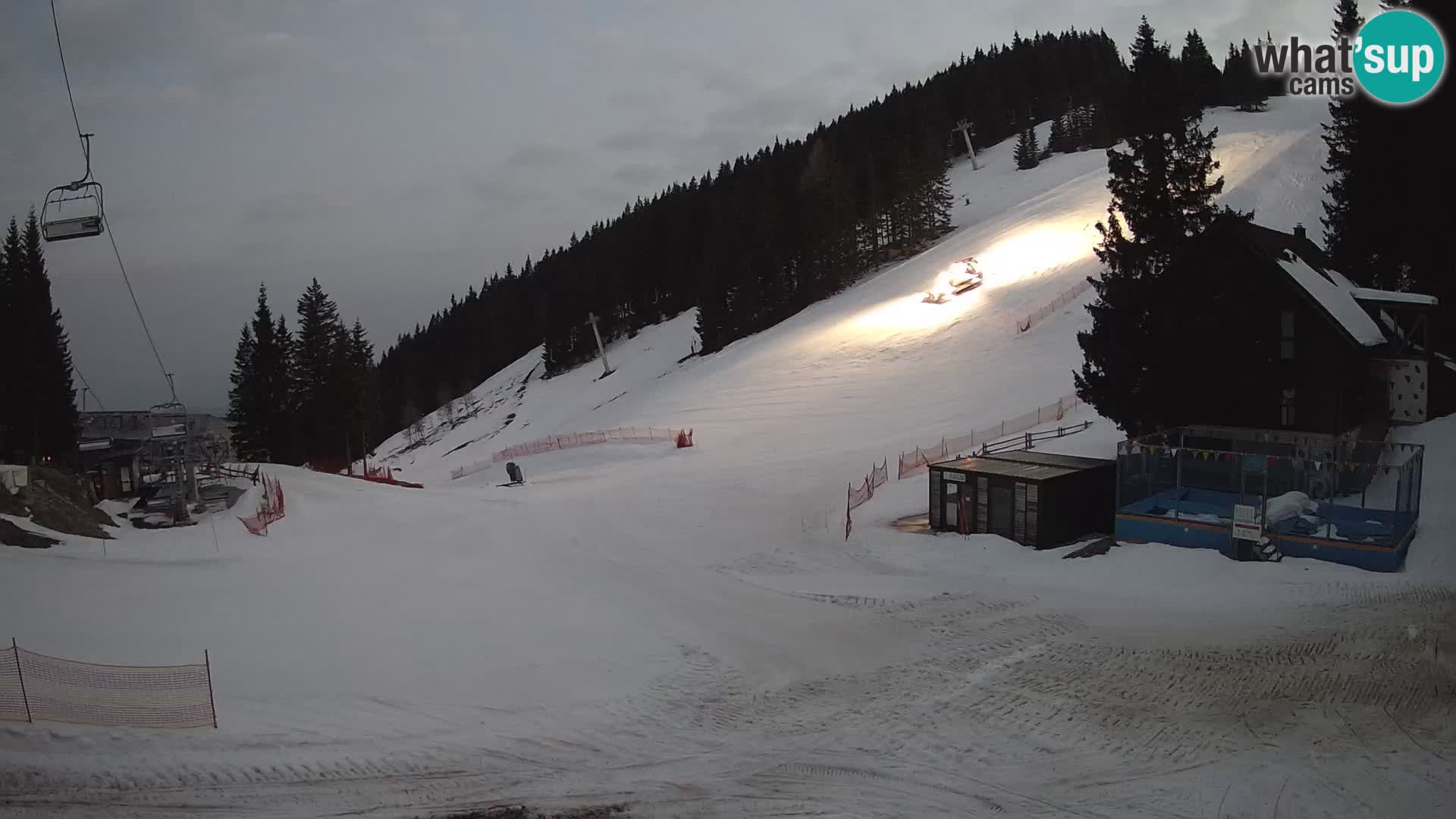 GOLTE Skigebiet webcam – Schöne Aussicht auf Medvedjak – Slowenien