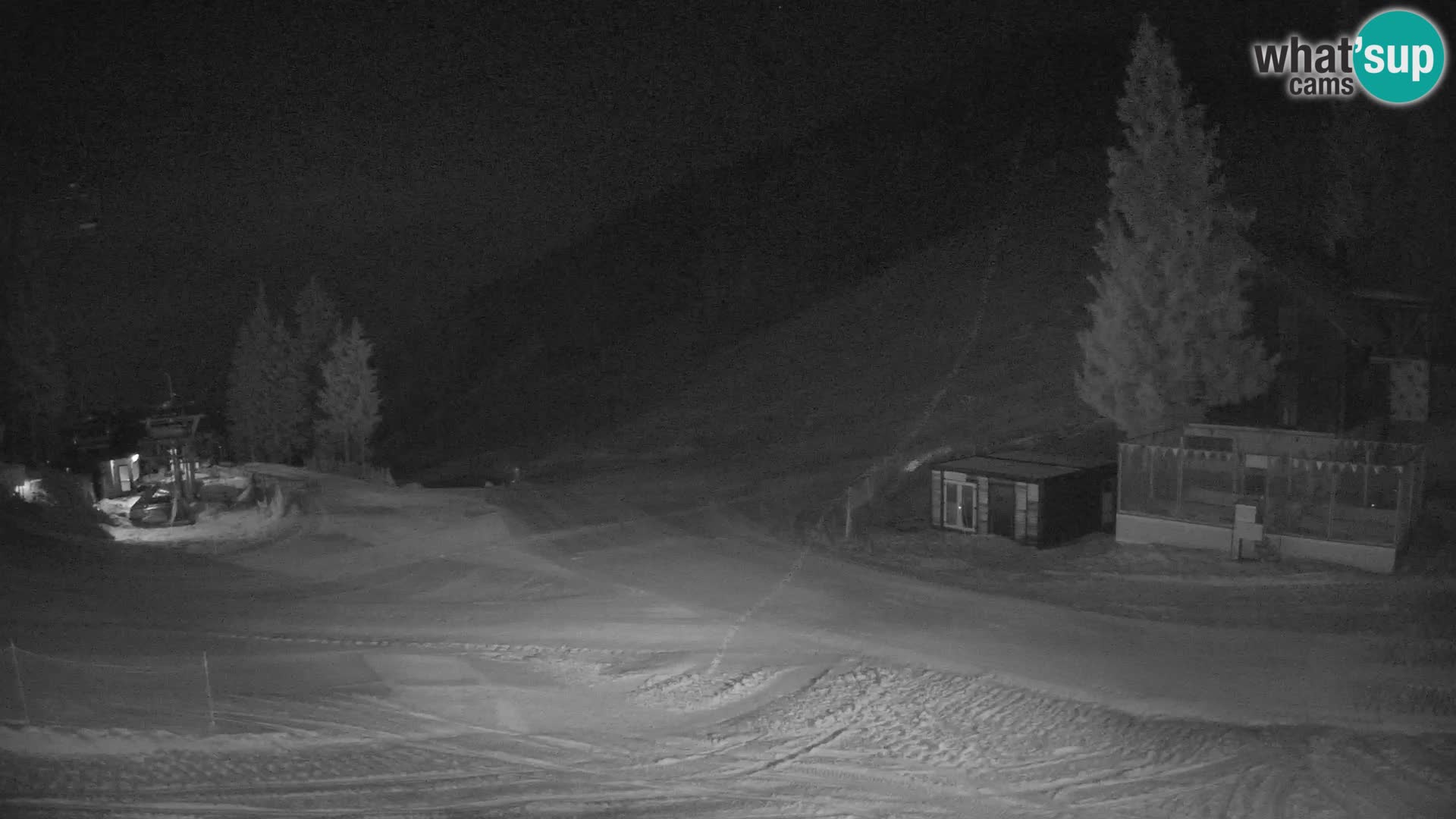 Cámara web en vivo de la estación de esquí GOLTE – vista a Medvedjak – Eslovenia