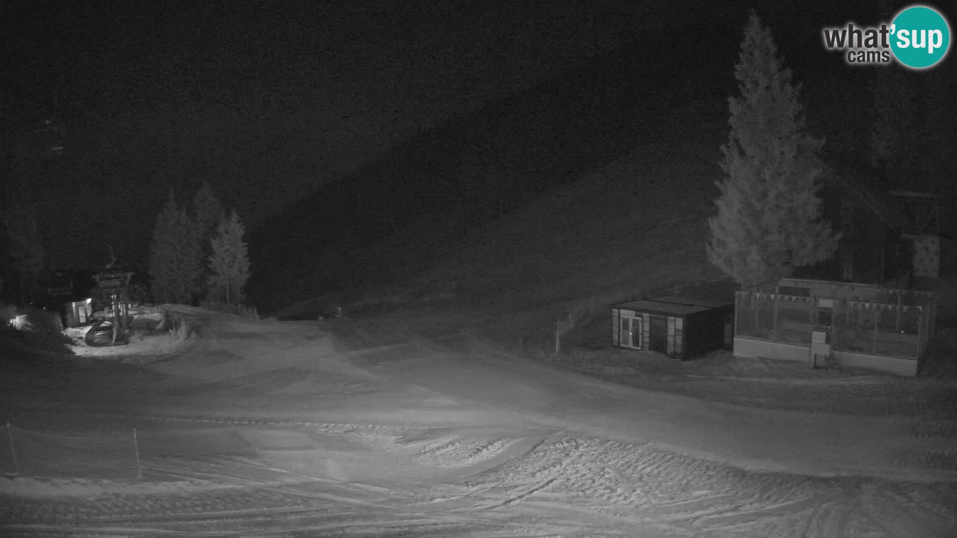 Cámara web en vivo de la estación de esquí GOLTE – vista a Medvedjak – Eslovenia