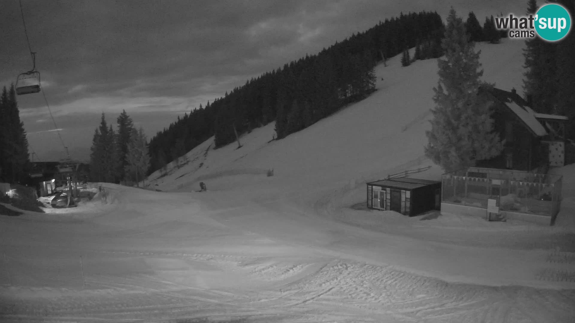 GOLTE Ski resort live webcam – view to Medvedjak – Slovenia
