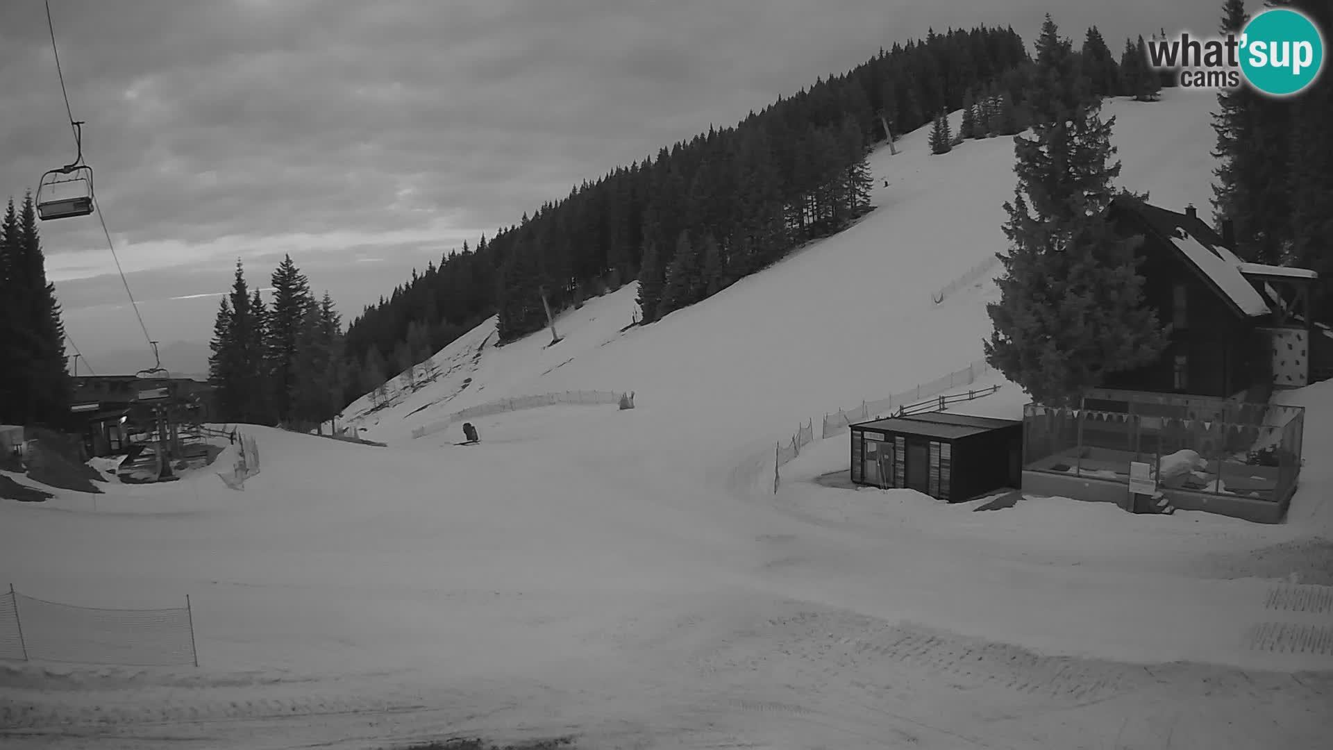 GOLTE Ski resort live webcam – view to Medvedjak – Slovenia