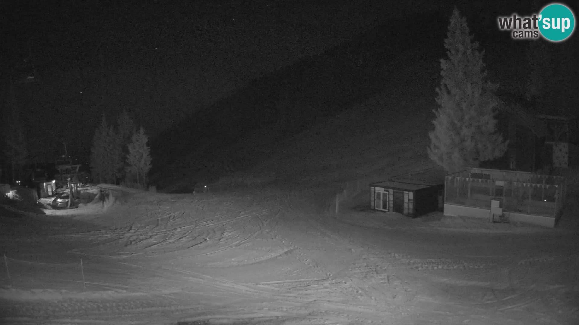 Cámara web en vivo de la estación de esquí GOLTE – vista a Medvedjak – Eslovenia