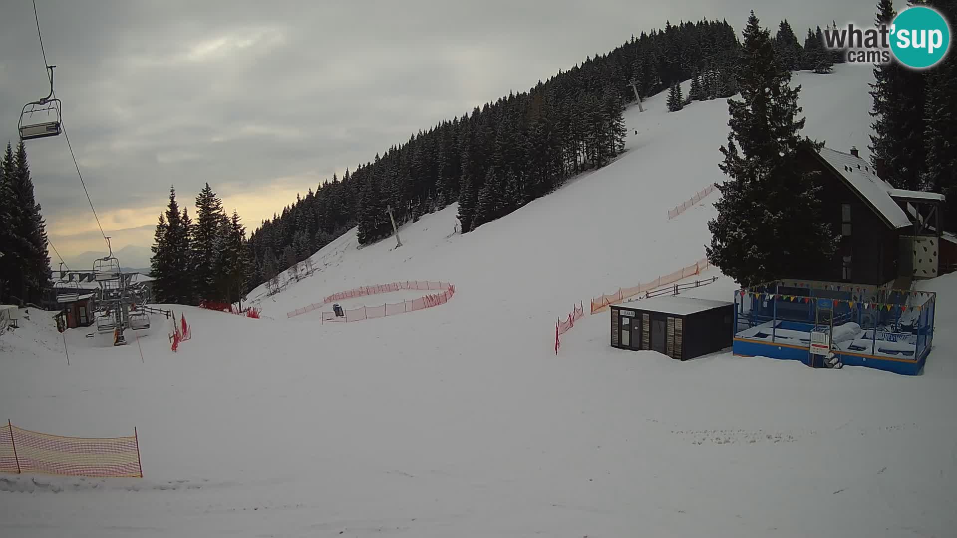 GOLTE stazione sciistica webcam – vista Medvedjak – Slovenia