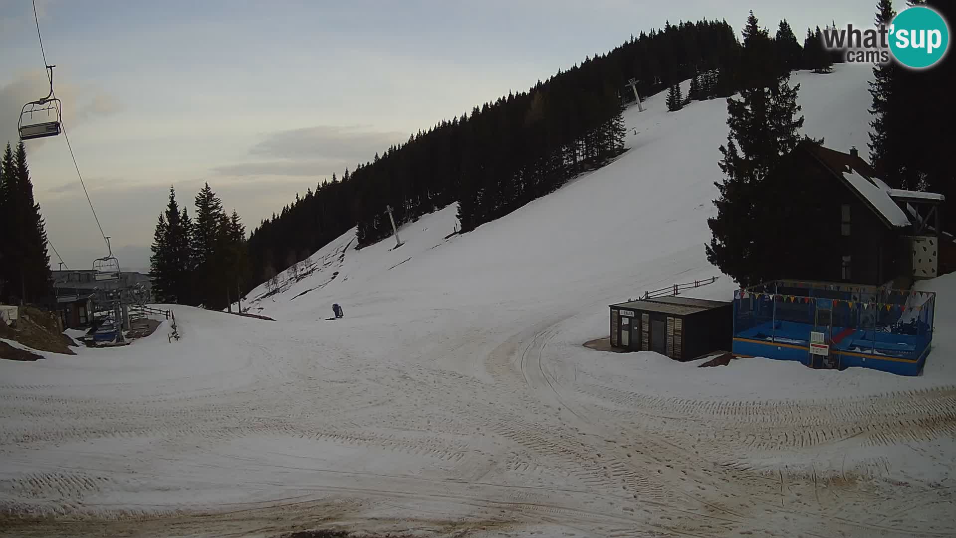 GOLTE Ski resort live webcam – view to Medvedjak – Slovenia
