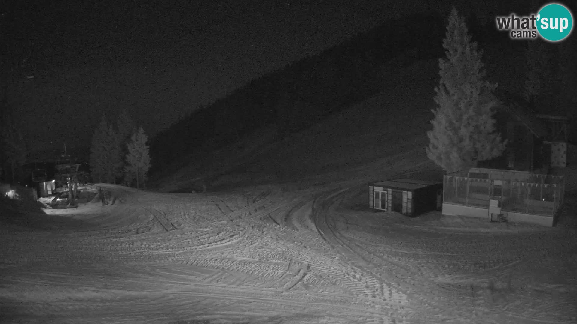 Cámara web en vivo de la estación de esquí GOLTE – vista a Medvedjak – Eslovenia