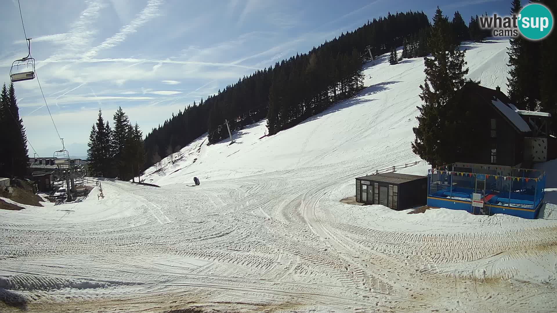Webcam en direct de la station de ski de GOLTE – vue sur Medvedjak – Slovénie