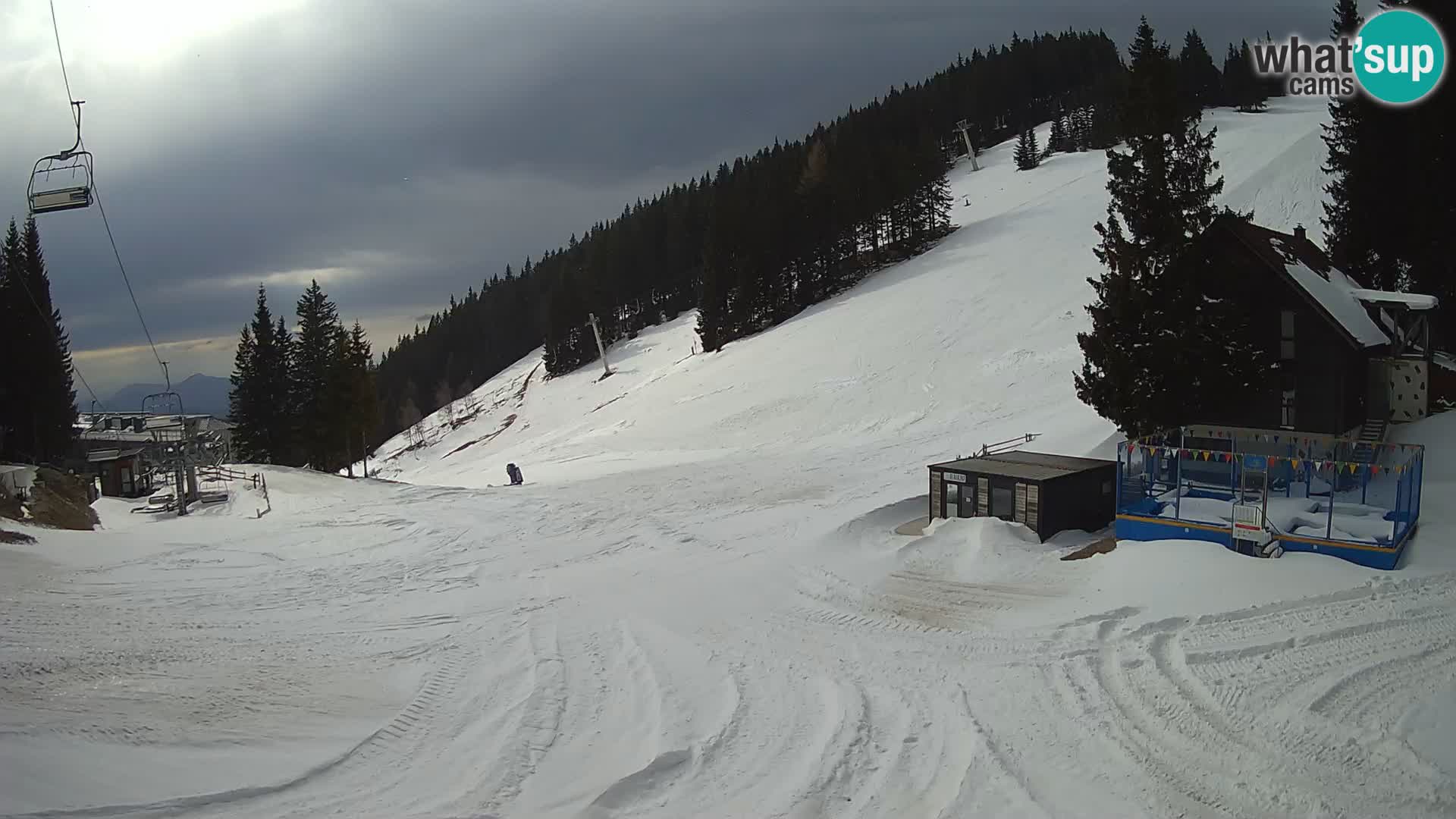 Webcam en direct de la station de ski de GOLTE – vue sur Medvedjak – Slovénie