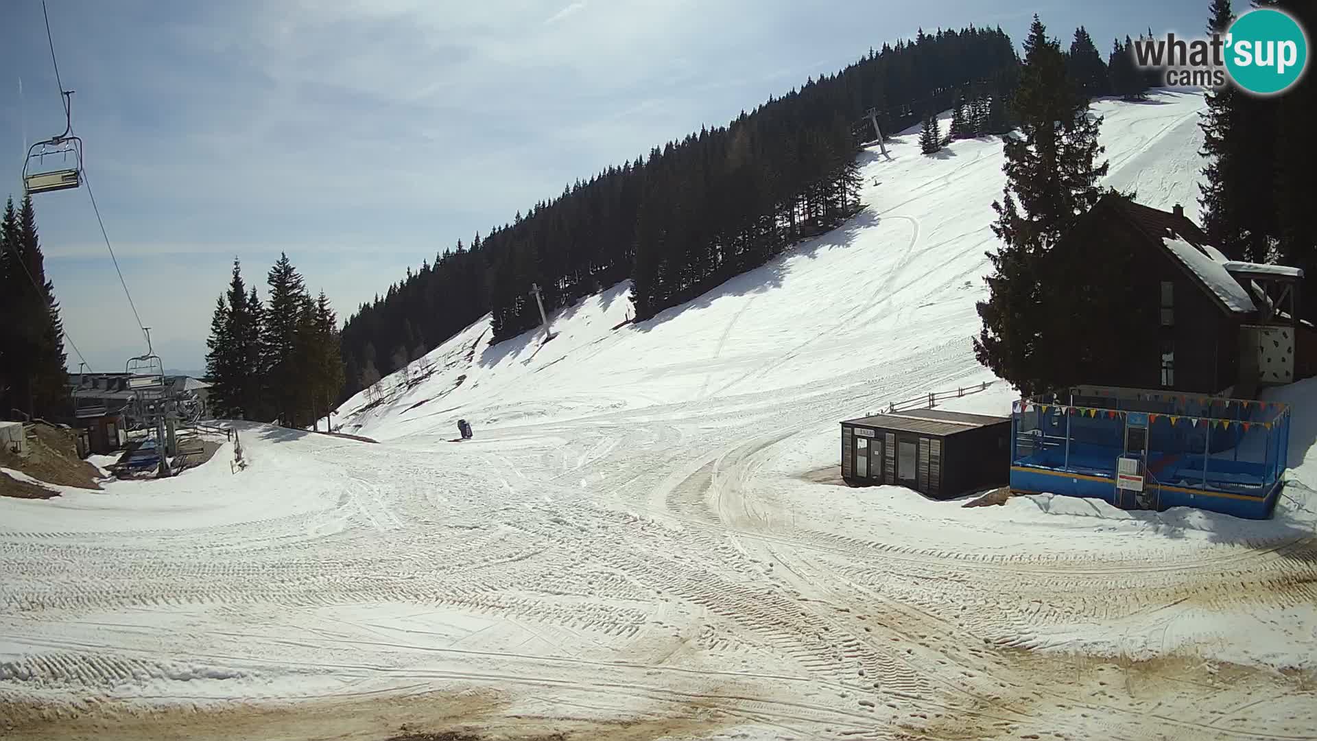GOLTE Ski resort live webcam – view to Medvedjak – Slovenia