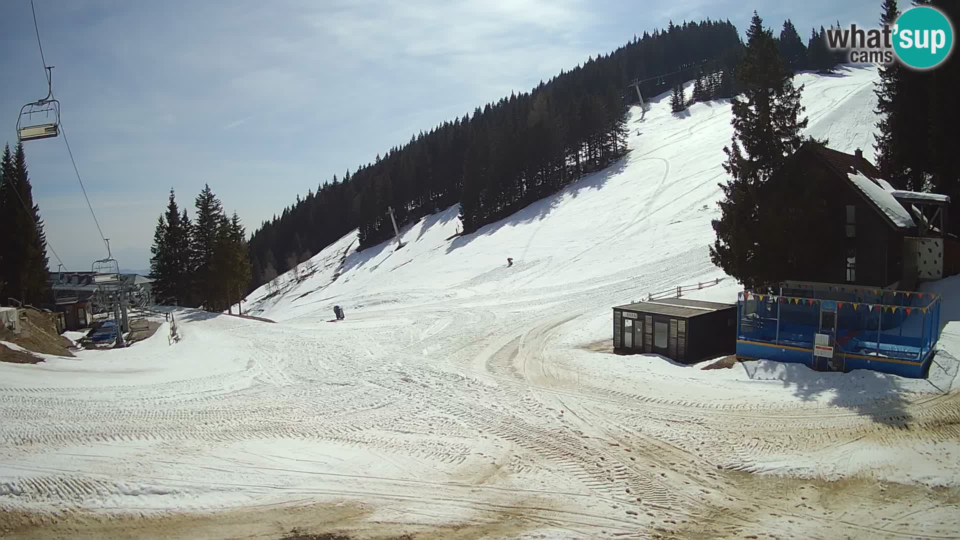 GOLTE Ski resort live webcam – view to Medvedjak – Slovenia