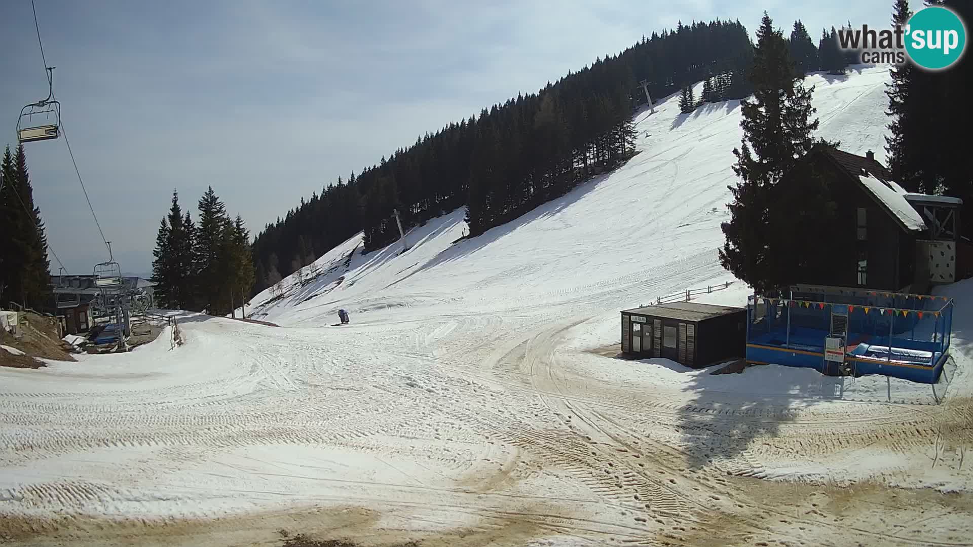 GOLTE Ski resort live webcam – view to Medvedjak – Slovenia
