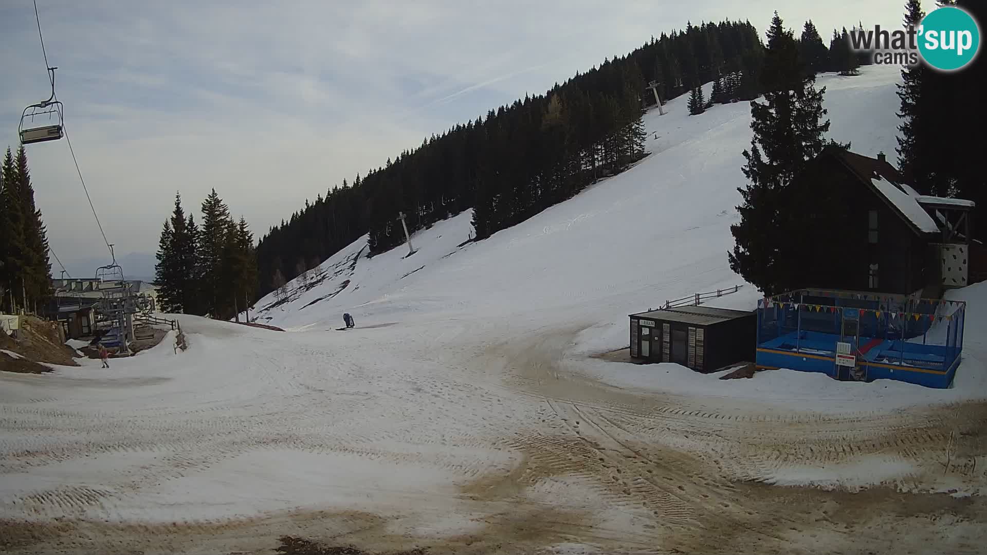GOLTE Ski resort live webcam – view to Medvedjak – Slovenia