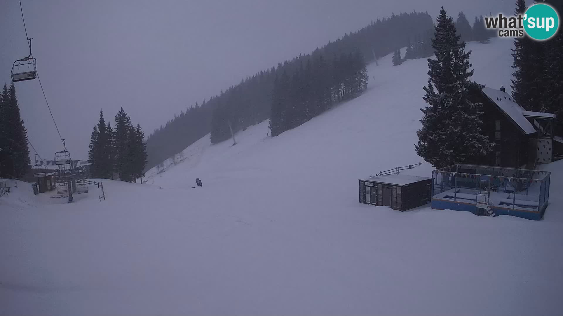 GOLTE skijalište web kamera – pogled na Medvedjak – Slovenija