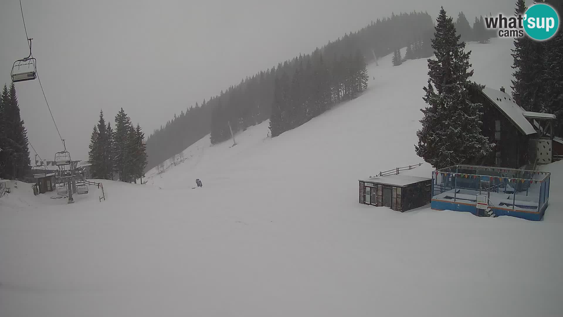 GOLTE skijalište web kamera – pogled na Medvedjak – Slovenija