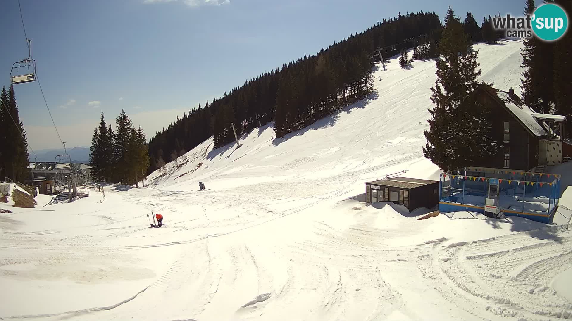 GOLTE skijalište web kamera – pogled na Medvedjak – Slovenija