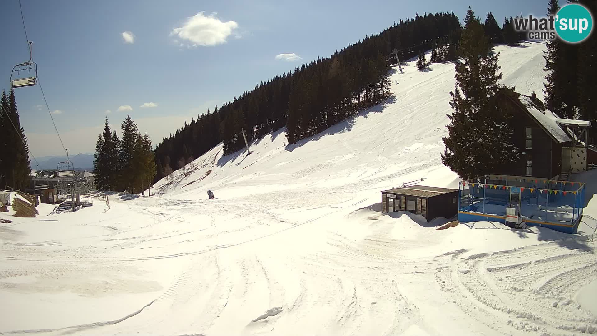 GOLTE Ski resort live webcam – view to Medvedjak – Slovenia