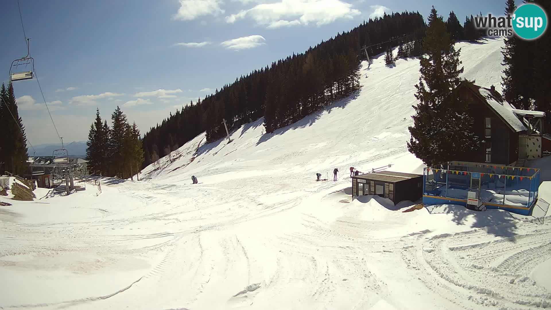 GOLTE Skigebiet webcam – Schöne Aussicht auf Medvedjak – Slowenien