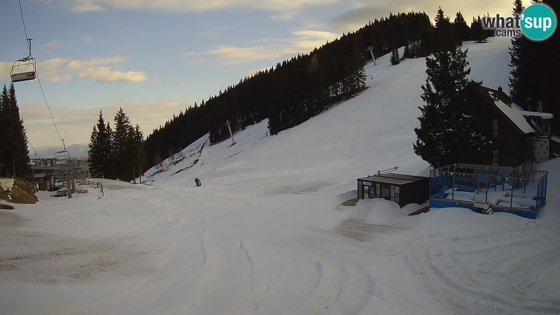Webcam en direct de la station de ski de GOLTE – vue sur Medvedjak – Slovénie