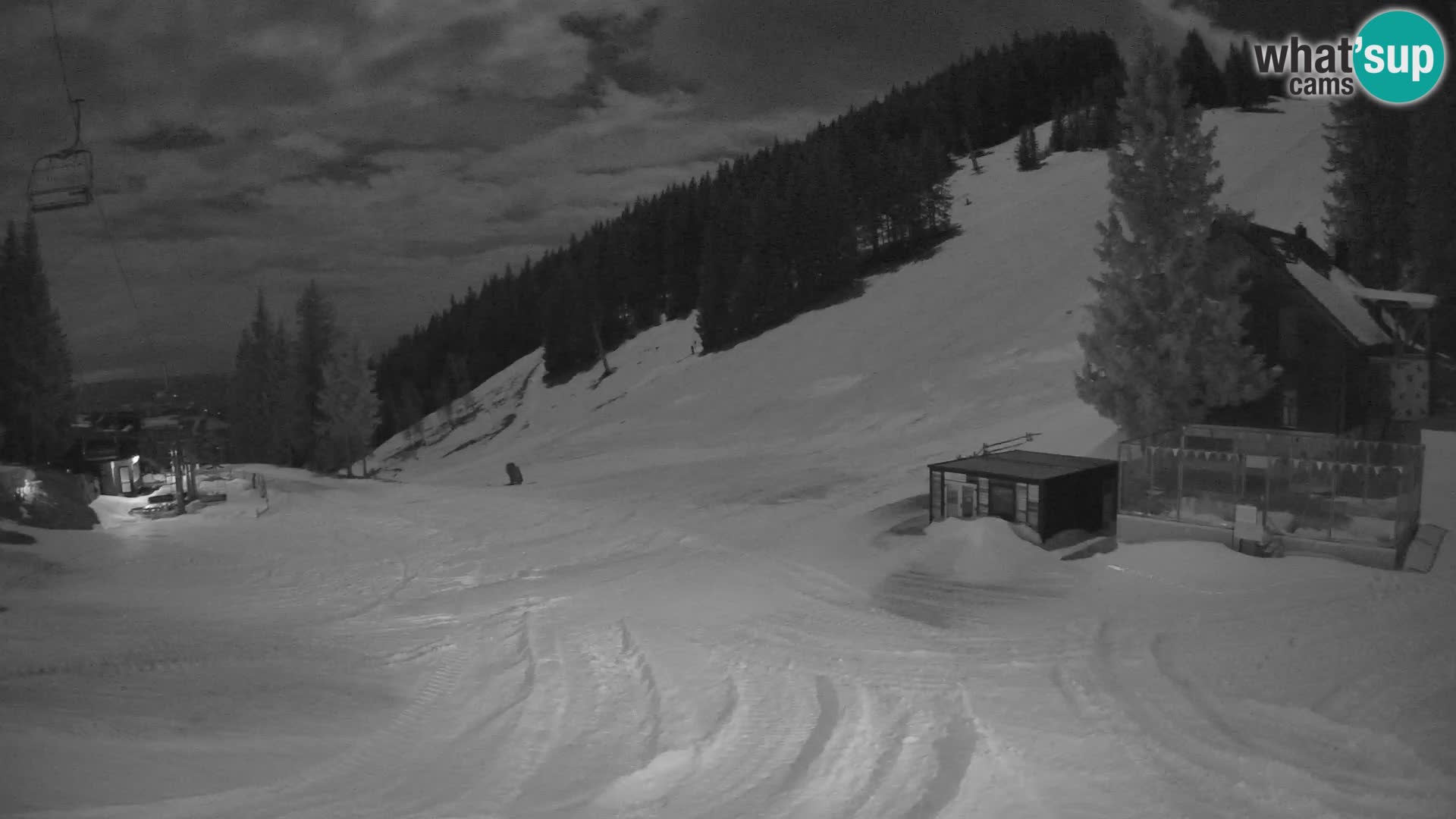 GOLTE skijalište web kamera – pogled na Medvedjak – Slovenija