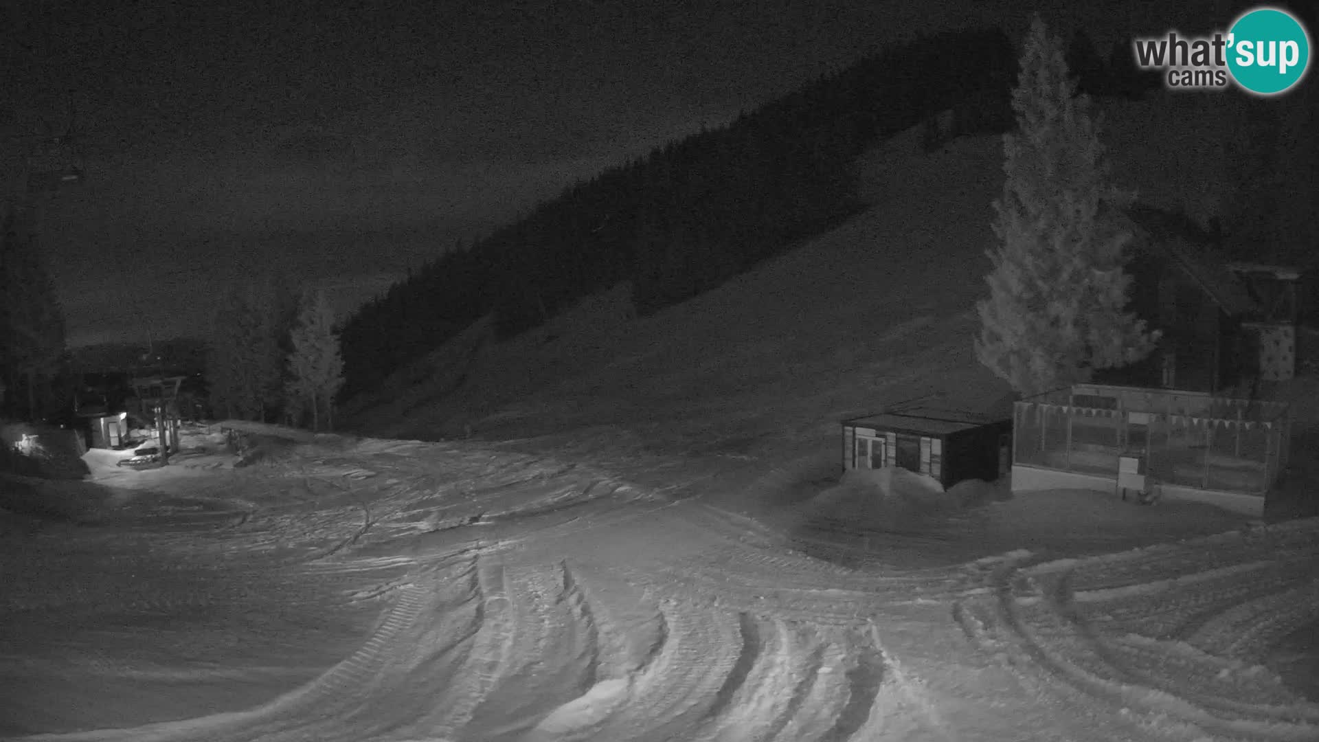 GOLTE Ski resort live webcam – view to Medvedjak – Slovenia