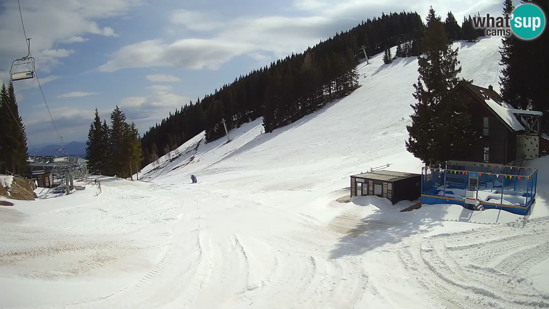 GOLTE Ski resort live webcam – view to Medvedjak – Slovenia