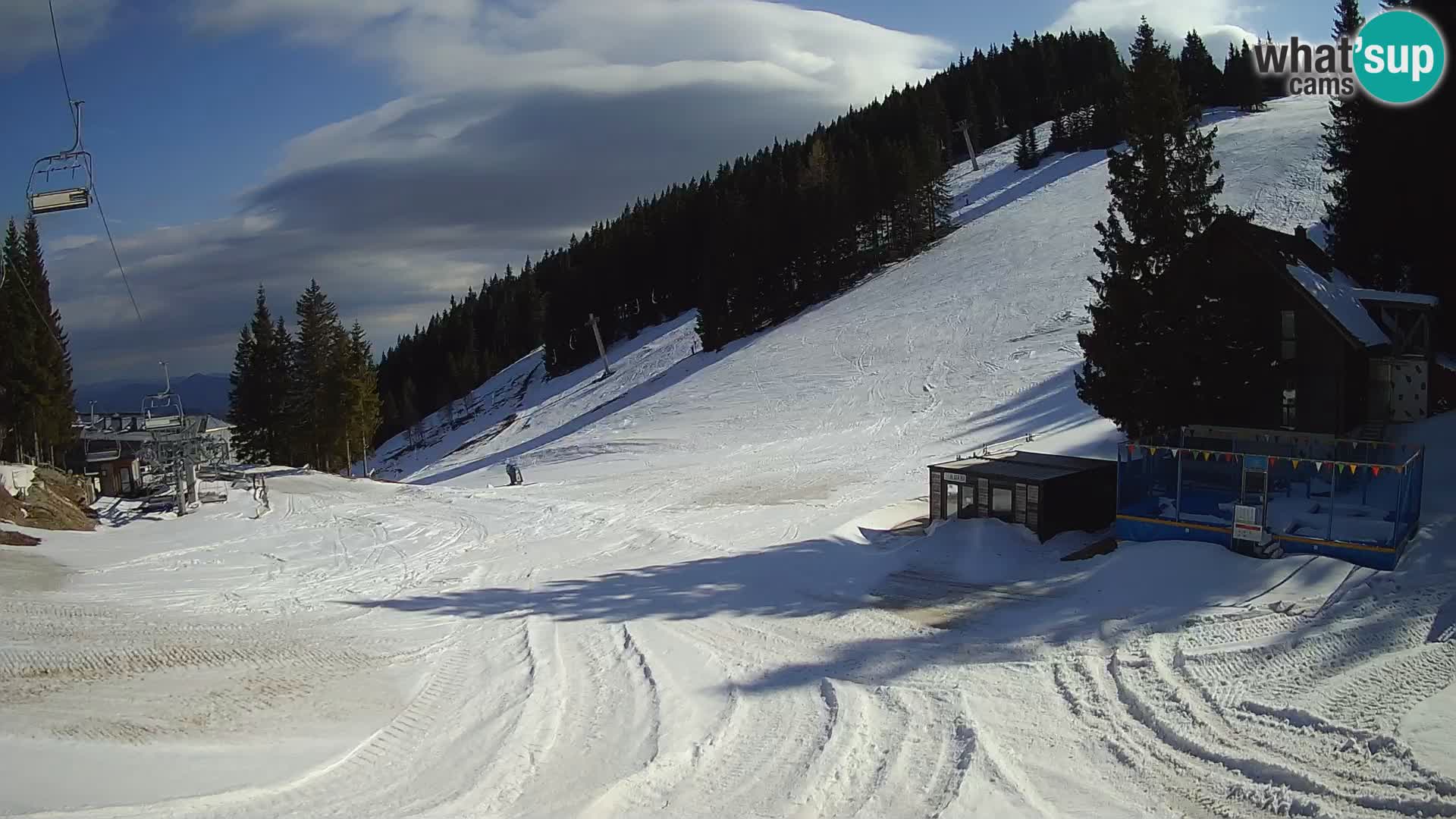 GOLTE Ski resort live webcam – view to Medvedjak – Slovenia