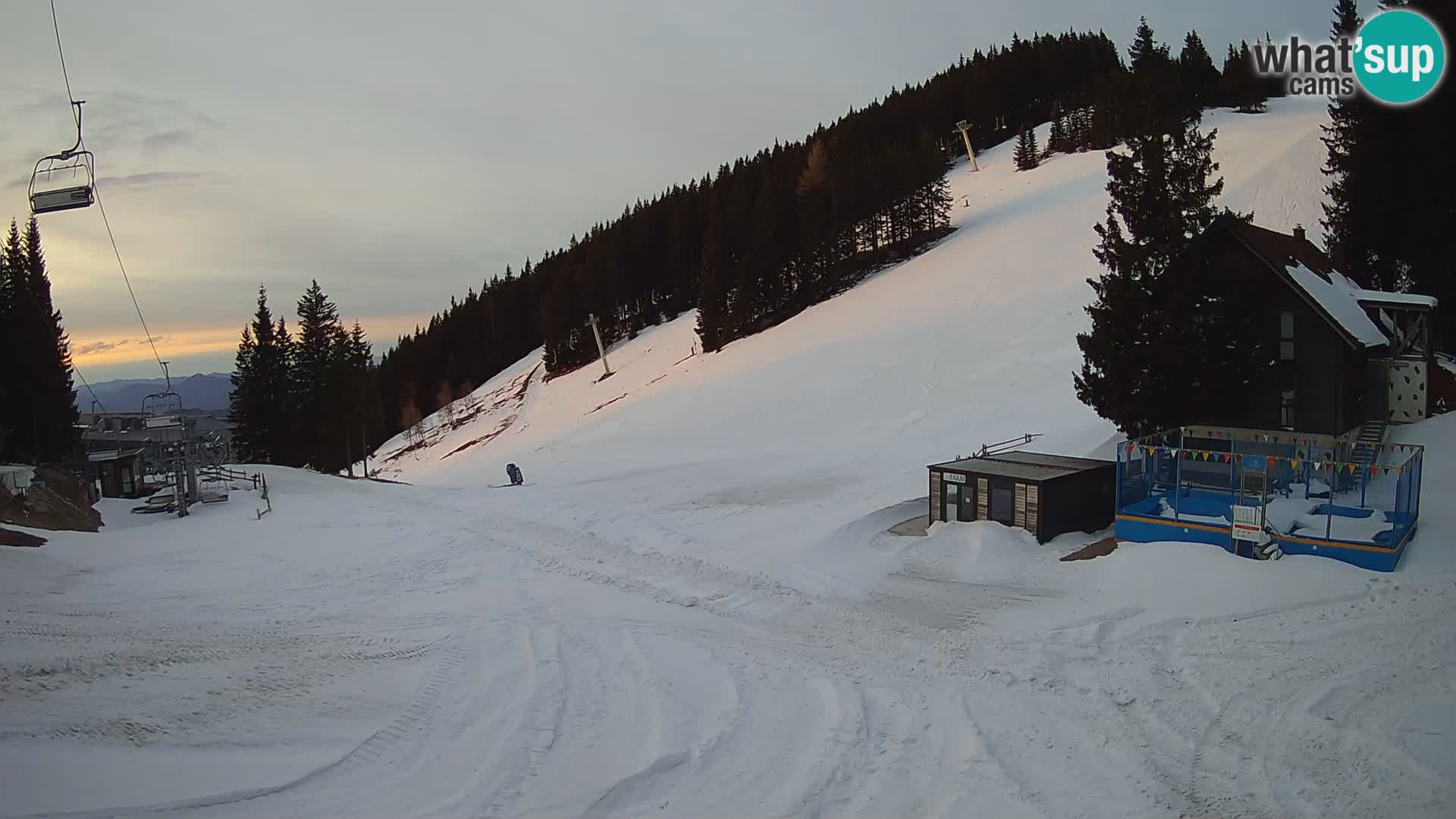 Webcam en direct de la station de ski de GOLTE – vue sur Medvedjak – Slovénie