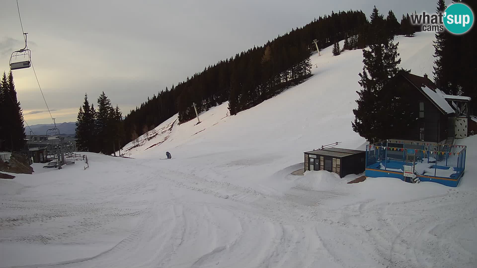 Webcam en direct de la station de ski de GOLTE – vue sur Medvedjak – Slovénie
