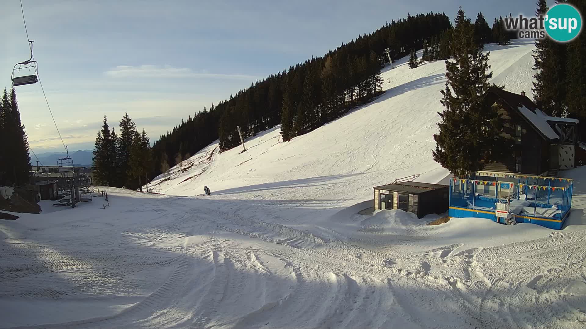 Webcam en direct de la station de ski de GOLTE – vue sur Medvedjak – Slovénie