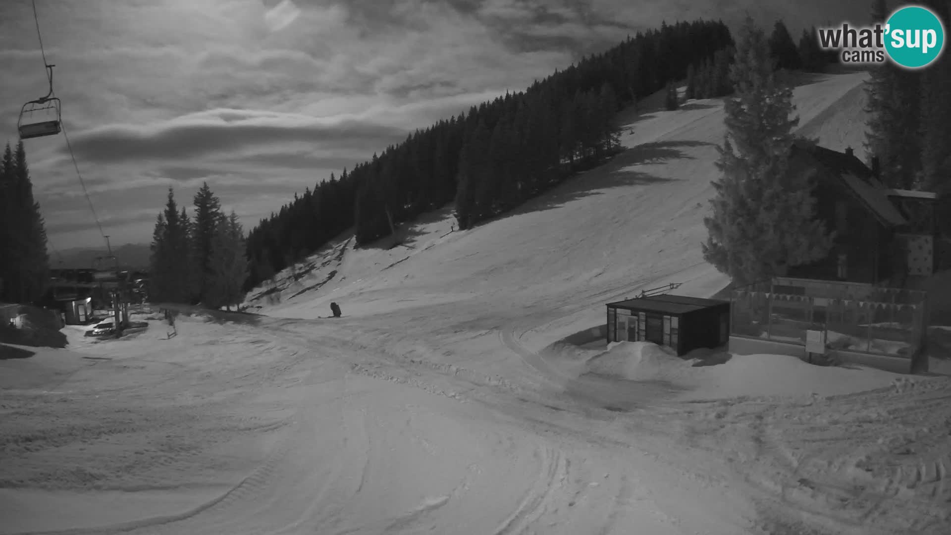 GOLTE Ski resort live webcam – view to Medvedjak – Slovenia