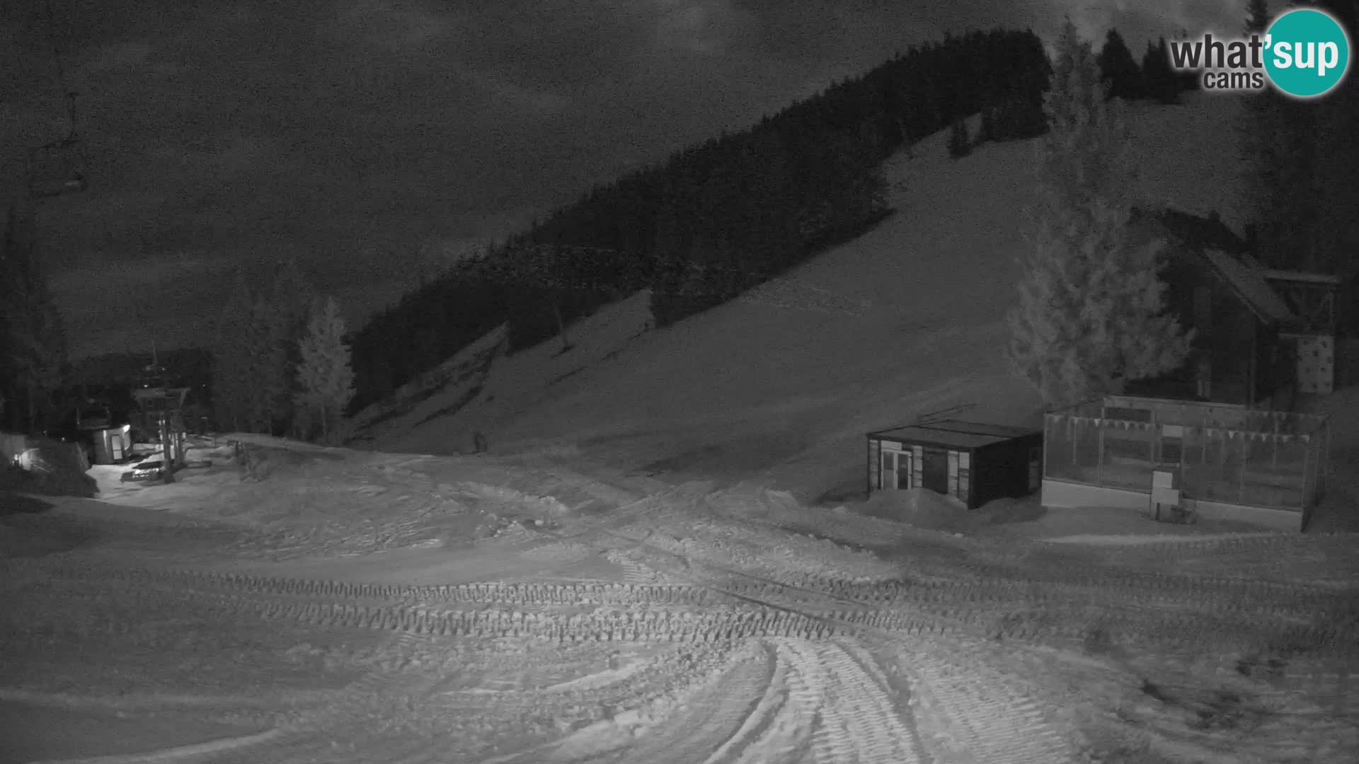 GOLTE Ski resort live webcam – view to Medvedjak – Slovenia
