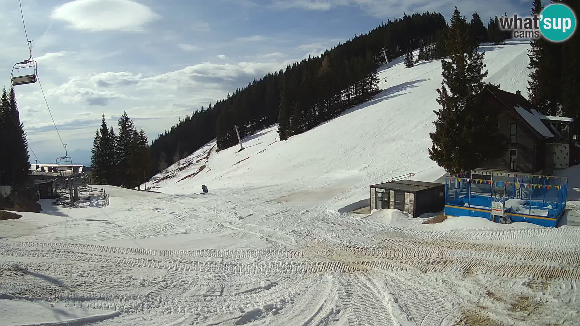 GOLTE Ski resort live webcam – view to Medvedjak – Slovenia