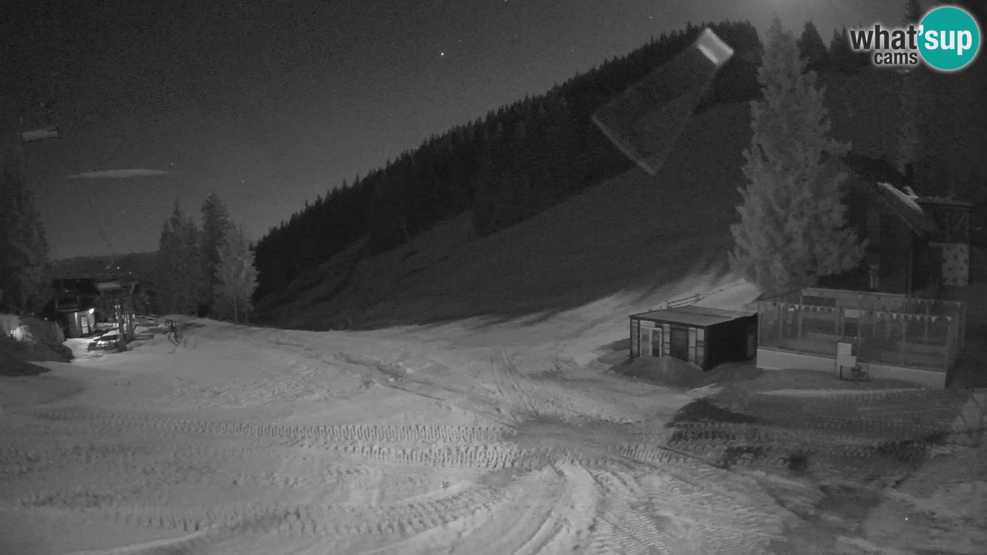 GOLTE Ski resort live webcam – view to Medvedjak – Slovenia