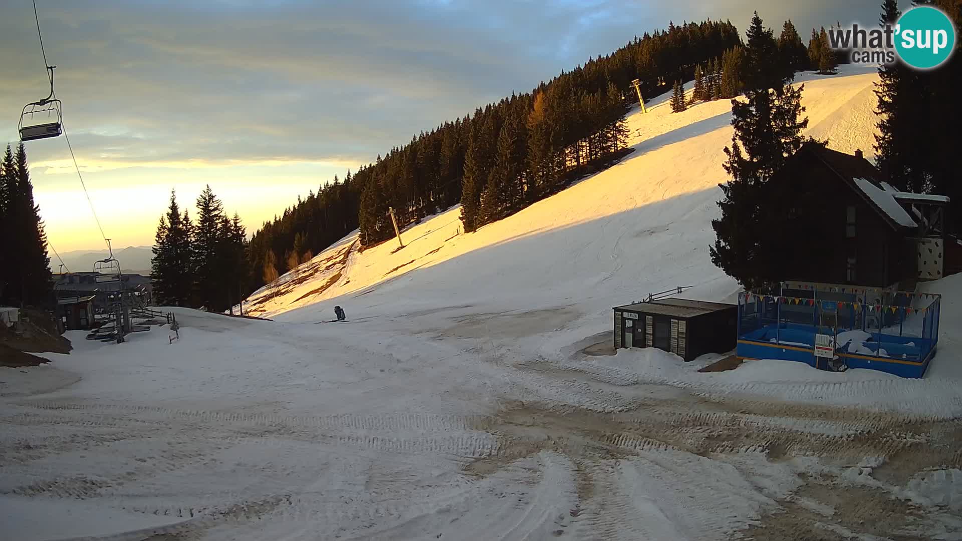 GOLTE Ski resort live webcam – view to Medvedjak – Slovenia