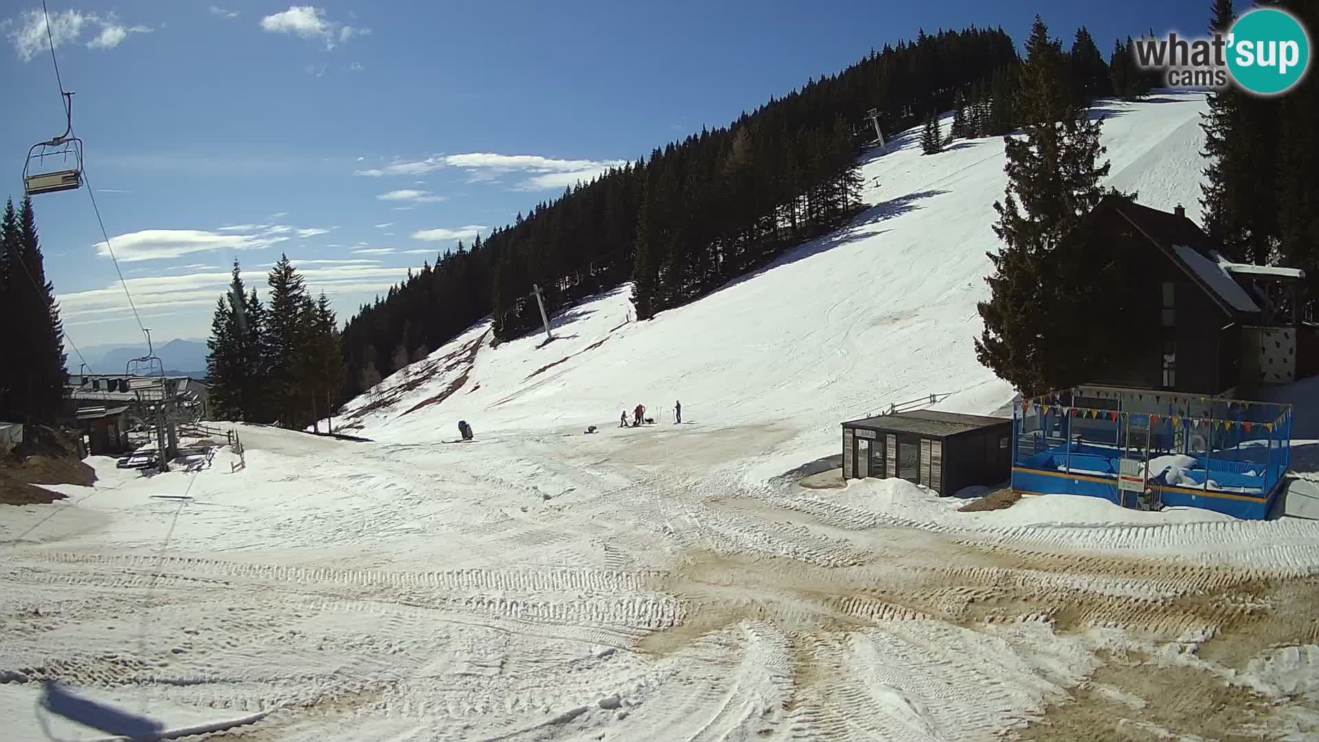 GOLTE skijalište web kamera – pogled na Medvedjak – Slovenija