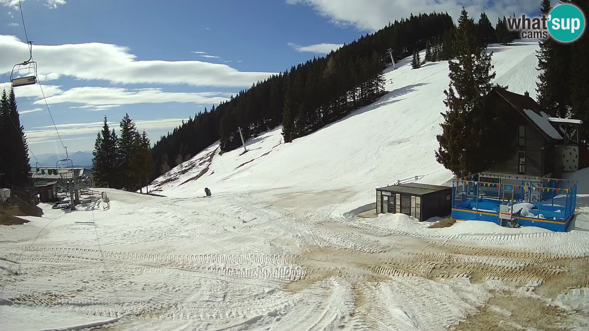 GOLTE Ski resort live webcam – view to Medvedjak – Slovenia