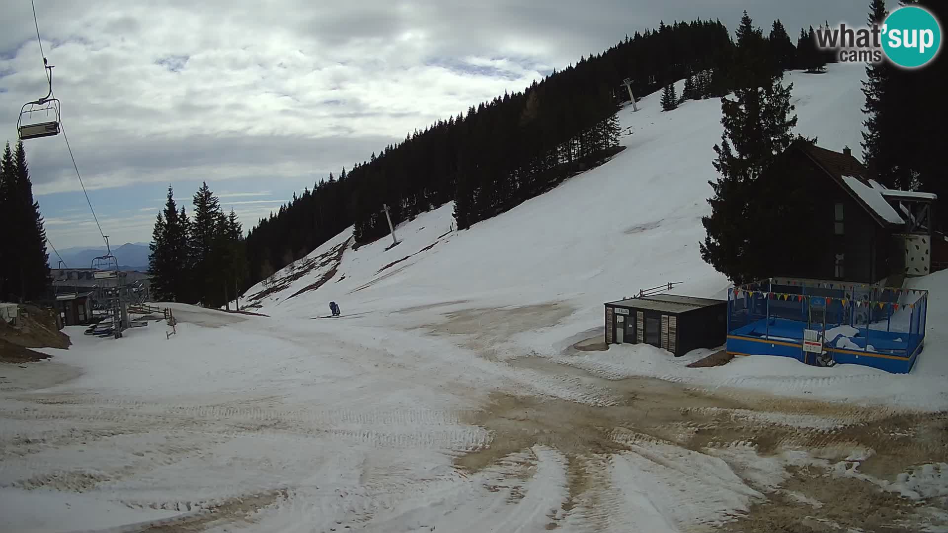 GOLTE Ski resort live webcam – view to Medvedjak – Slovenia