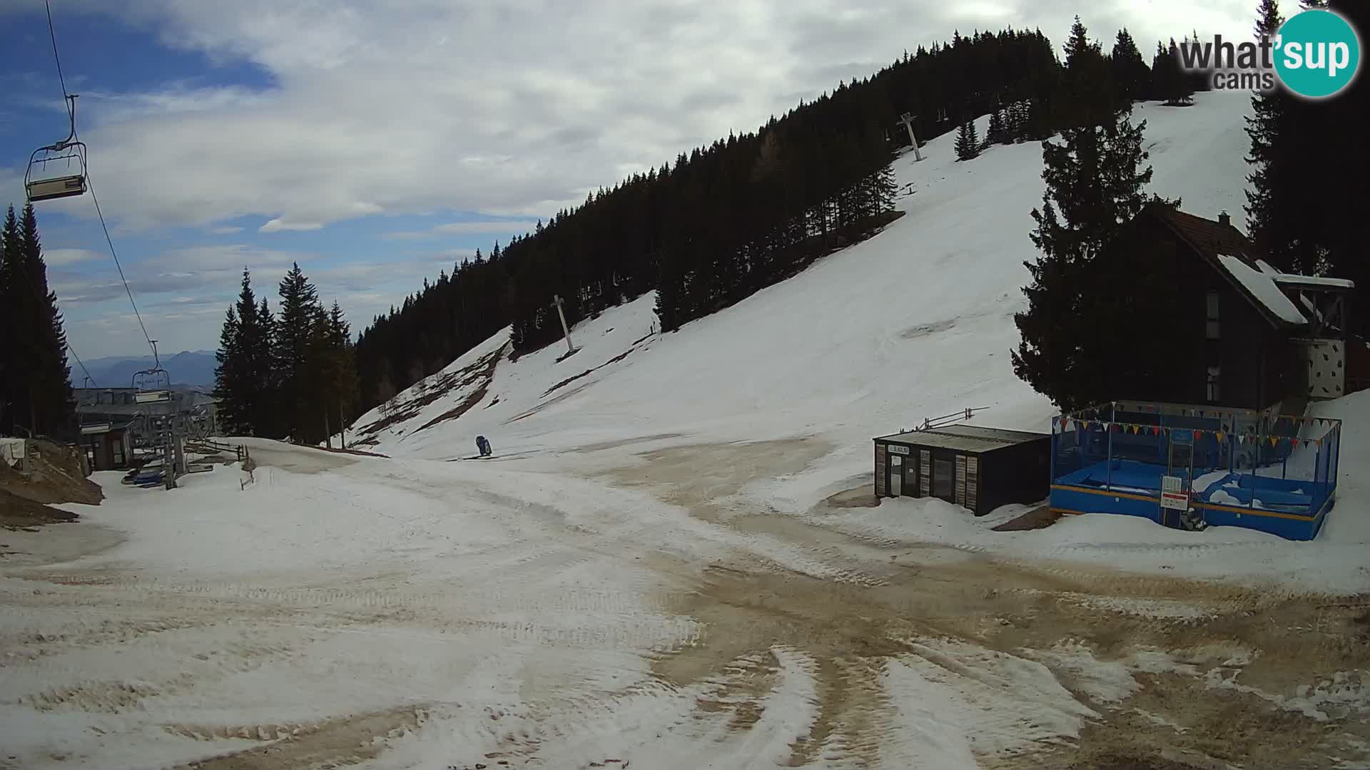 GOLTE Ski resort live webcam – view to Medvedjak – Slovenia